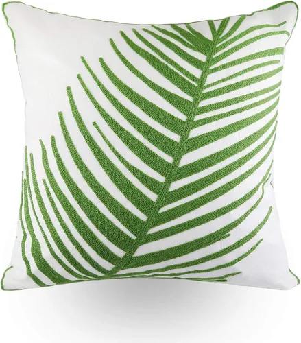 Vista 11 de Fundas de almohada bordadas, 4 girasoles de 18 x 18 pulgadas, diseño floral, 100% algodón, decoración del hogar, flores amarillas, 17.7 x 17.7 in, 1