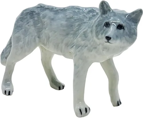 Vista 9 de WitnyStore Figura de cerámica de zorro sentado marrón de ¾ pulgadas para decoración de terrario, estatua coleccionable para coleccionistas adultos