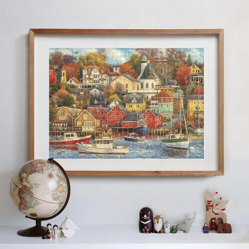 Vista 6 de Clementoni 1500 el. HQ Good Times Harbor [Puzzle]