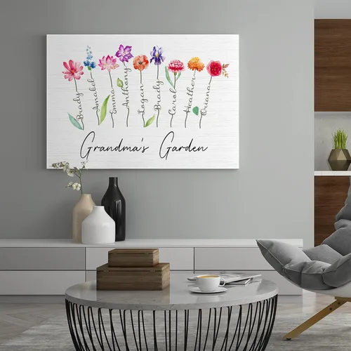 Vista 3 de Regalos geniales para abuela, regalos para el día de la madre, lienzo de jardín para abuelas, regalos para abuela, regalos para abuela, nana, gigi
