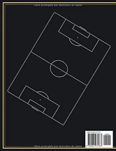 Vista 2 de Cuaderno Para Entrenadores De Fútbol Libreta Táctica de Fútbol. Tamaño Grande. Accesorio para Entrenadores Con Todo lo Necesario para Planificar un