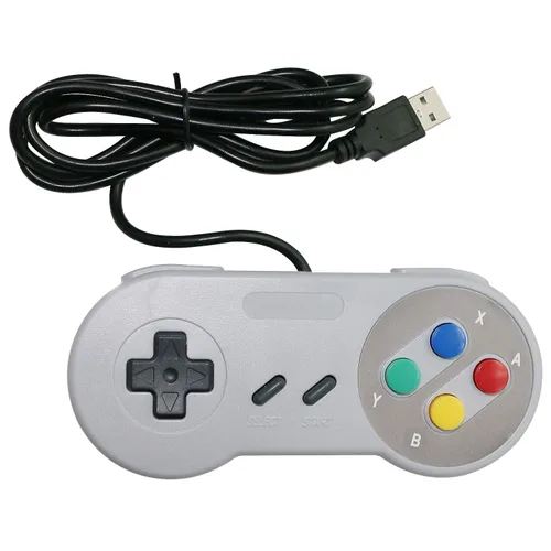 Vista 5 de TOOPONE 2 Pack Retro USB Controller Gamepad Joystick, USB PC Super Classic Controller Joypad Gamestick for Windows PC MAC Linux Raspberry Pi 3 Sega