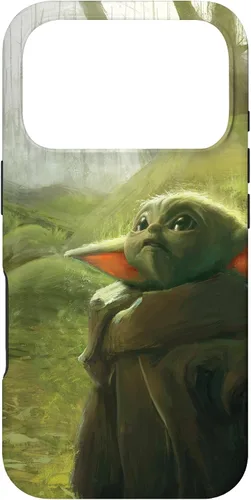 Vista 30 de iPhone 16 Star Wars The Mandalorian The Child Grogu in the Forest Art Case