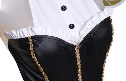Vista 5 de FF7 Remake Cosplay Tifa Lockhart - Disfraz de abeja miel para niña, traje de Halloween