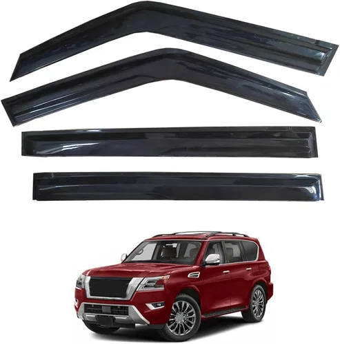 Vista 12 de Parasol para ventana exterior, protectores de lluvia compatibles con Toyota 4Runner 2025-2026, deflector de ventilación de viento, humo, 4 piezas