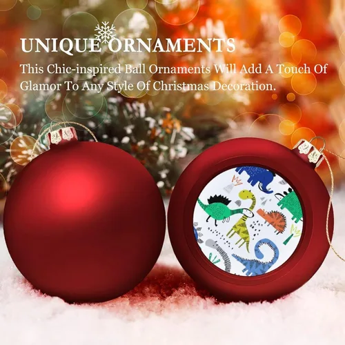 Vista 194 de Boobs Funny Shatterproof Matte Christmas Balls for Tree Wreath Home Decor 1PCS