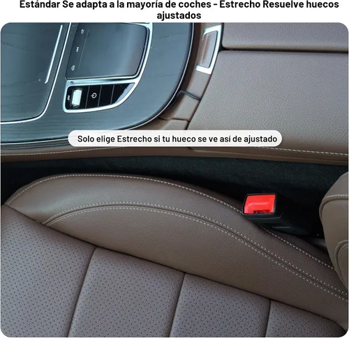 Vista 4 de Givifive Juego de 2 rellenos de espacio para asiento de automóvil, espuma suave, multifuncional, con organizador y función de gancho, tapón