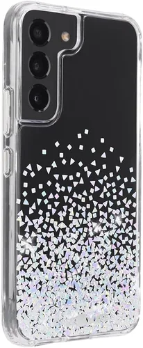 Vista 6 de Case-Mate - Twinkle Ombre - Funda para Samsung Galaxy S22 - Elementos de lámina reflectante - Protección contra caídas de 10 pies - 6.1 pulgadas