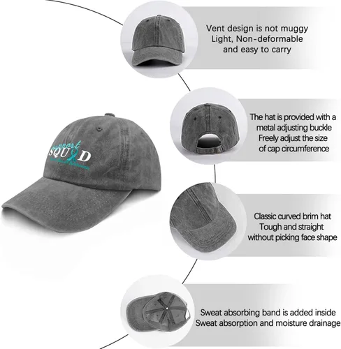 Vista 6 de Hclnaoh Mens Baseball Hats Sports Cap for Mens Running Hat Quick Dry Baseball Cap Men