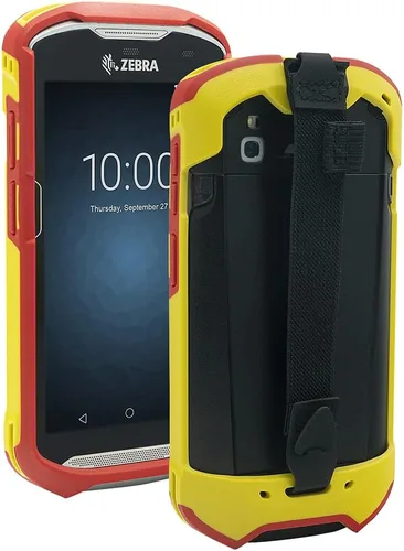 Vista 11 de IYOUBOL Funda Protectora Amortiguadora Resistente con Correa de Mano para Zebra TC51 TC510K TC52 TC56 TC57 (Verde)