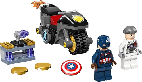 Vista 3 de Lego 76189 Superhéroes Capitán América vs. Hydra