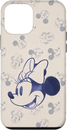 Vista 16 de Funda clásica retro vintage para iPhone 16 Disney Minnie y Mickey Mouse Heads