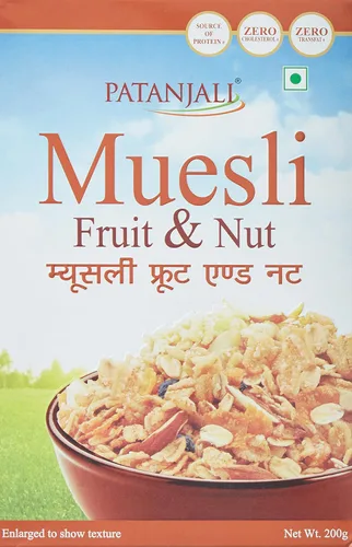 Vista 9 de Patanjali Muesli Fruit & Nut 450G-T