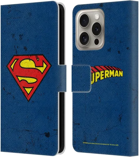 Vista 14 de Head Case Designs Funda de piel con licencia oficial de Superman DC Comics con logotipos negros y rojos compatible con Apple iPhone 11