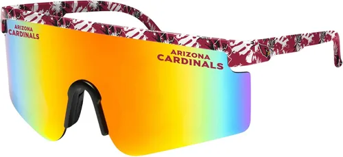 Vista 20 de FOCO NFL Team Logo Large Frame Sunglasses