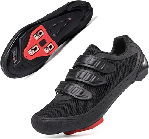 Vista 7 de Mens Womens Indoor Cycling Shoes Compatible with Peloton Bike Shoes Cycling Shoes with Delta Cleats Clip Outdoor Pedal SPD Road Bike Shoes