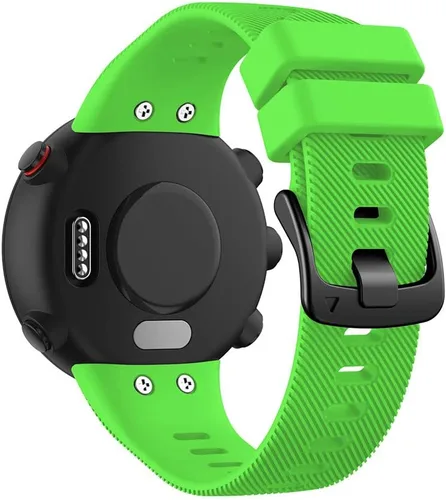 Vista 12 de REYDA Correa de silicona compatible con Garmin Swim 2/Forerunner 45, suave, flexible, transpirable, correa de reloj de silicona deportiva