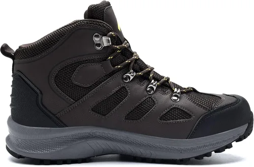 Vista 3 de UPSOLO Botas de senderismo para hombre al aire libre para senderismo