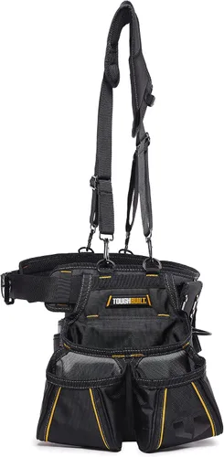 Vista 4 de ToughBuilt - Plataforma de suspensión Framer, correas de ajuste rápido, TB-303-6 Quick-Adjust Straps, Multiple Hang Points, Heavy-Duty