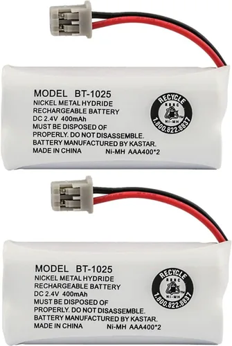 Vista 6 de Kastar Paquete de 1 batería BT-1025 compatible con Uniden DECT2085 DECT2085-2 DECT2085-2W DECT2085-3 DECT2085-4 DECT2085-4WX DECT2085-5 DECT2088