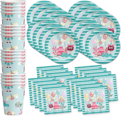 Vista 8 de Juego de suministros para fiesta de cumpleaños de Alicia en el país de las maravillas – Alicia en el país de las maravillas – 1er cumpleaños
