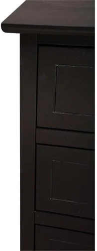 Vista 7 de Glory Furniture Daniel - Mesita de noche con 3 cajones, color negro