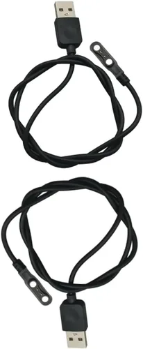 Vista 7 de Paquete de 2 cargadores universales para reloj inteligente magnético, accesorios de reloj de 23.6 in, USB-A, 2 pines de 0.157 in, cable de carga