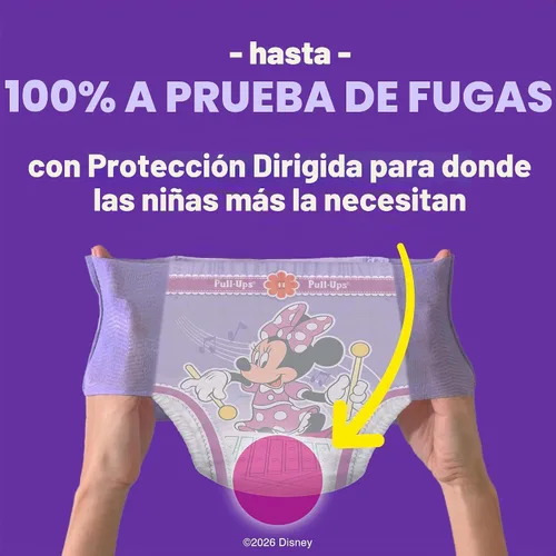 Vista 5 de Pull-Ups Pantalones de entrenamiento para ir al baño para niñas, Talla 2T-3T Ropa interior de entrenamiento (16-34 libras), 23