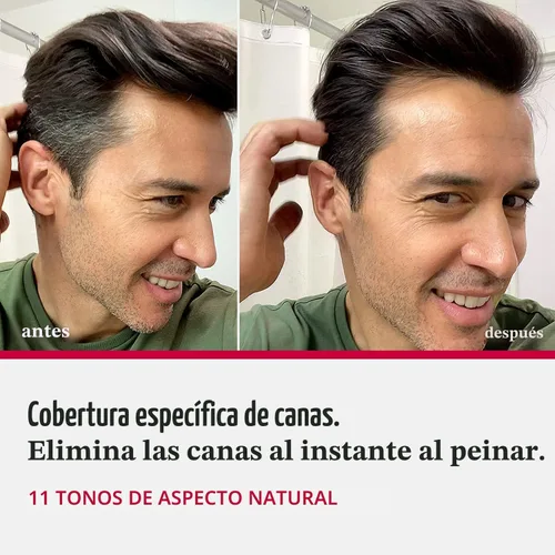 Vista 2 de Just For Men Tinte para el Cabello Masculino Color Fácil de Aplicar Peinando Marrón oscuro A-50