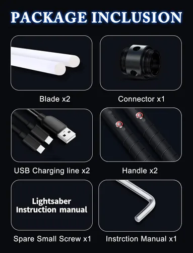 Vista 7 de jvmusaber Dueling Lightsaber Light Saber for Kids Adults, Light Sword Toy