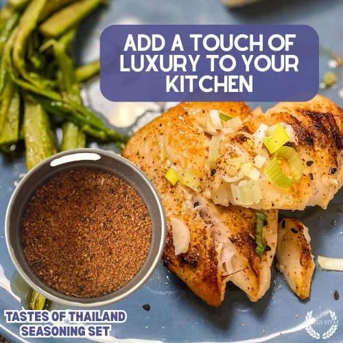 Vista 6 de Thai Seasonings Gourmet Set de regalo – Tastes of Thailand – Mezcla de especias artesanales – Paquete de seis – Sin OMG, totalmente natural, lote