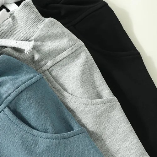 Vista 5 de Durveency Paquete de 3 pantalones deportivos para bebés y niños pequeños, pantalones deportivos casuales
