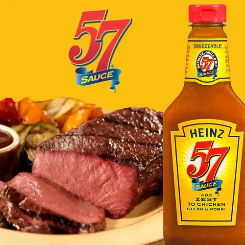 Vista 5 de Heinz 57 Salsa original (botella de 20 onzas)