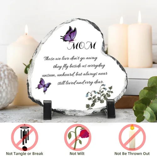 Vista 5 de Placas de condolencia, regalos para la pérdida de la madre duelo/dolor/regalo conmemorativo, decoración funeraria, letrero decorativo de recuerdo