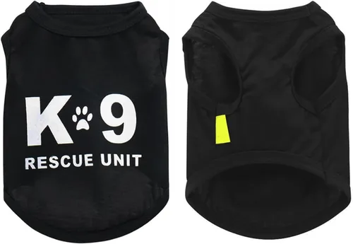 Vista 3 de Paquete de 2 ropa para perros pequeños, chicos y cachorros, camisa para Chihuahua, Yorkies, verano, mascota, perro, gato, transpirable, cómoda