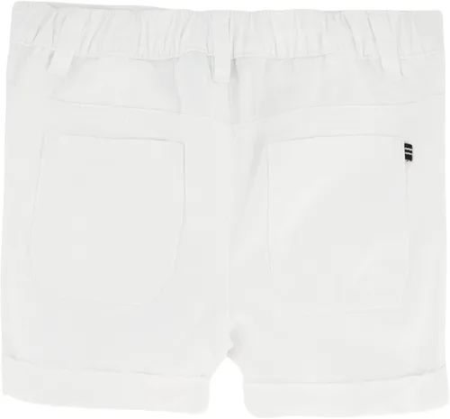 Vista 2 de Nautica Girls' Twill Shorts, Pull-on with Stretch Elastic Waistband & Belt Loops