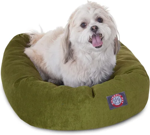 Vista 23 de Majestic Pet Villa - Cama para perros de espuma viscoelástica triturada de 32 pulgadas para perros de tamaño mediano, 32 x 23 x 7 pulgadas, cama