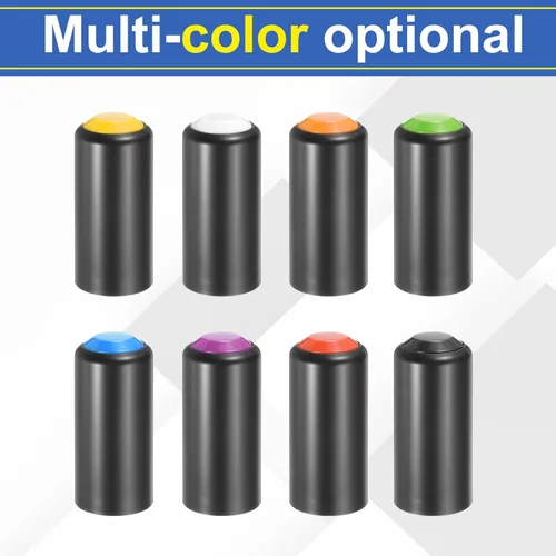 Vista 4 de uxcell Cubierta de batería de 3 uds, tornillo de batería de micrófono, tapa de copa de 1.220 in/1.22 pulgadas, inalámbrico, color negro