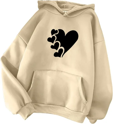 Vista 4 de Womens Hoodies Long Sleeve Hoodies Outfit Sweatshirts for Women Sweater Pleated ed Fall Winter Hoodies 2023