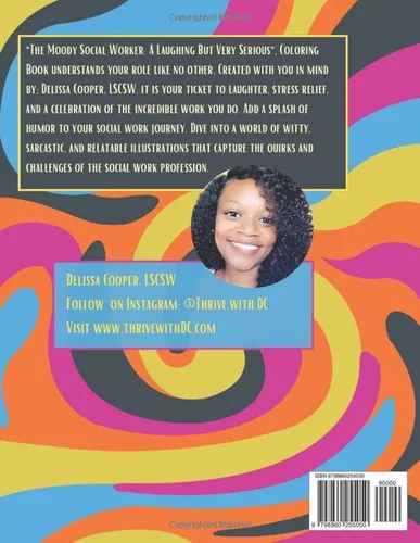 Vista 2 de The Moody Social Worker A Laughing But Very Serious Coloring Book!