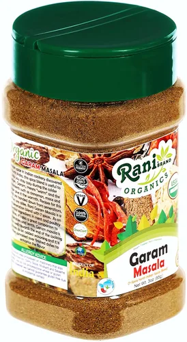 Vista 8 de Rani Organic Garam Masala (mezcla de 7 especias de especias del norte de la India) 85g (3oz) Frasco PET ~ Completamente natural Sin sal Vegano