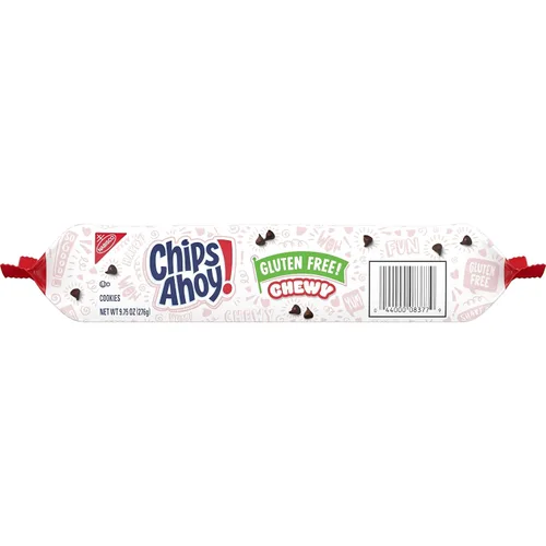Vista 14 de CHIPS AHOY! Galletas masticables sin gluten con chispas de chocolate fudgy, 9.75 oz Certificado Kosher