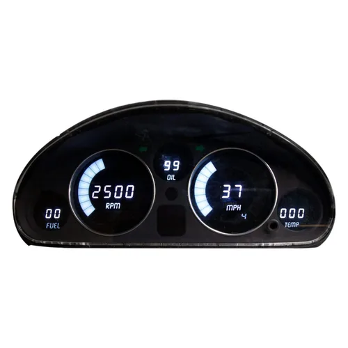 Vista 3 de Panel de medidor de repuesto digital LED compatible con Mazda Miata 90-98 Clúster de manómetro de repuesto directo (azul)