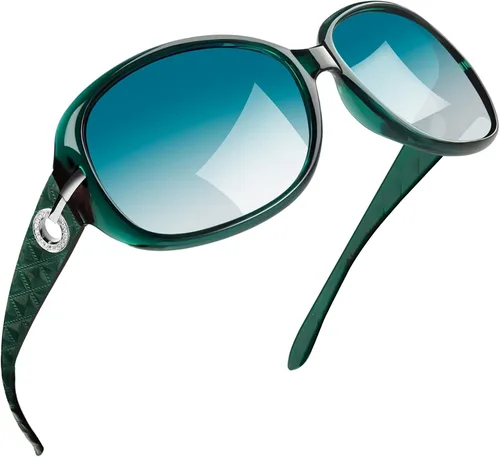 Vista 49 de Joopin Oversized Rectangle Sunglasses UV400 Protection Shades for Women Negro