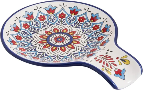 Vista 18 de Bico Blossom Symphony Soporte para Cucharas para Estufa, Soporte de Cuchara de Cerámica para Encimera de Cocina, Soporte para Cuchara de Café Fácil