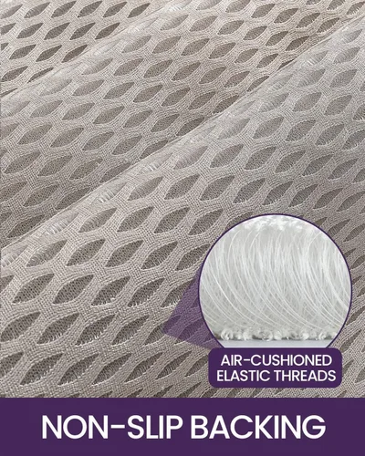 Vista 9 de DEXI Alfombrillas de baño para el baño 16x24, alfombra de baño antideslizante lavable, alfombrilla de baño de chenilla gruesa y suave absorbente