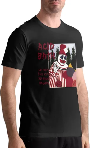 Vista 2 de GingerDHallberg Camisetas de hombre Camisas de algodón de manga corta Top gráfico de moda Negro