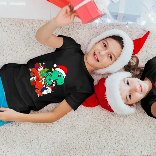 Vista 5 de Camisa de juego para niños, camisas de cuello redondo para niños, camiseta de manga corta de moda para niños y niñas
