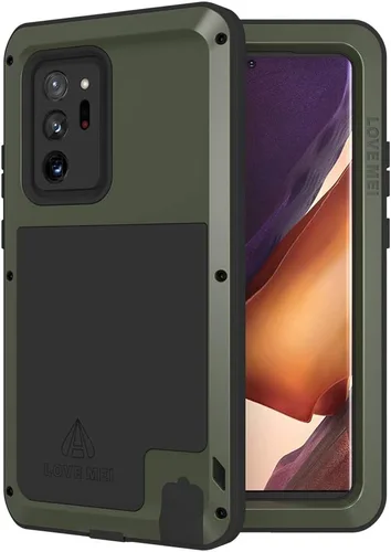 Vista 10 de LOVE MEI Funda para teléfono Galaxy Note 20 Ultra 0.18 oz, [sin protector de pantalla de vidrio] Carcasa rígida de cuerpo completo, resistente, a
