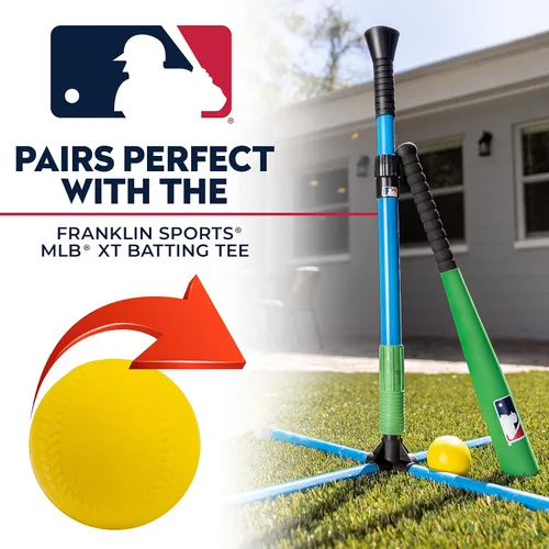 Vista 5 de Franklin Sports Youth Batting Tee - Adjustable Height Plastic Training Tee for Kids + Toddlers - 23" to 33" Inches